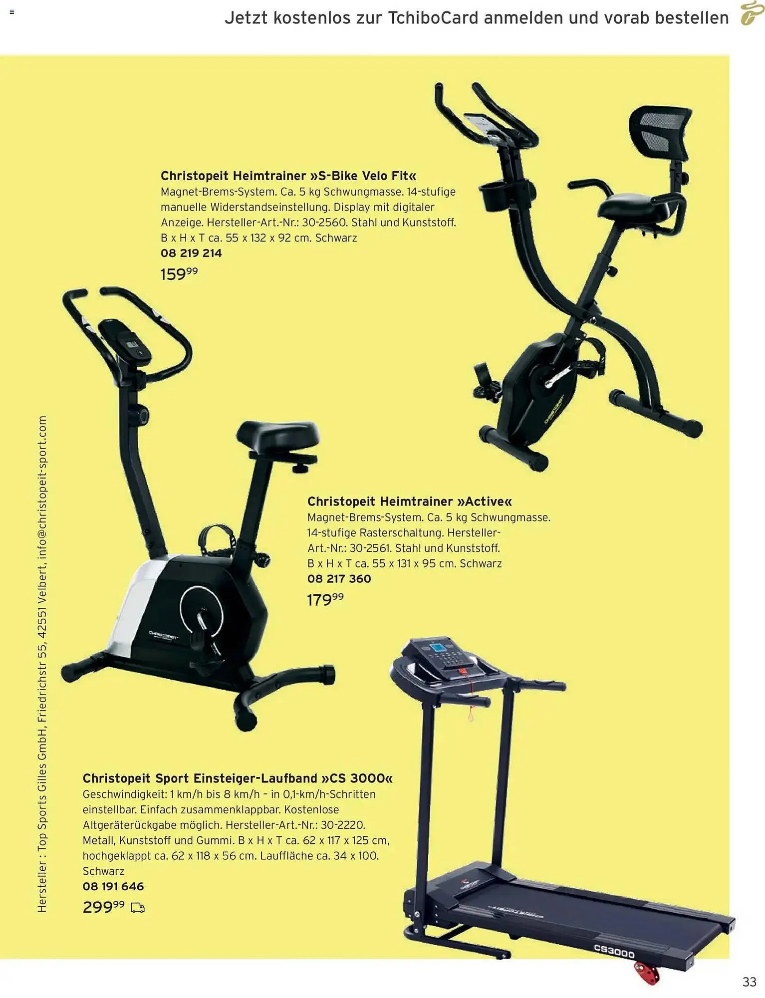 Tchibo Prospekt von 1. Januar bis 31. Januar 2026 - Prospekt seite 33