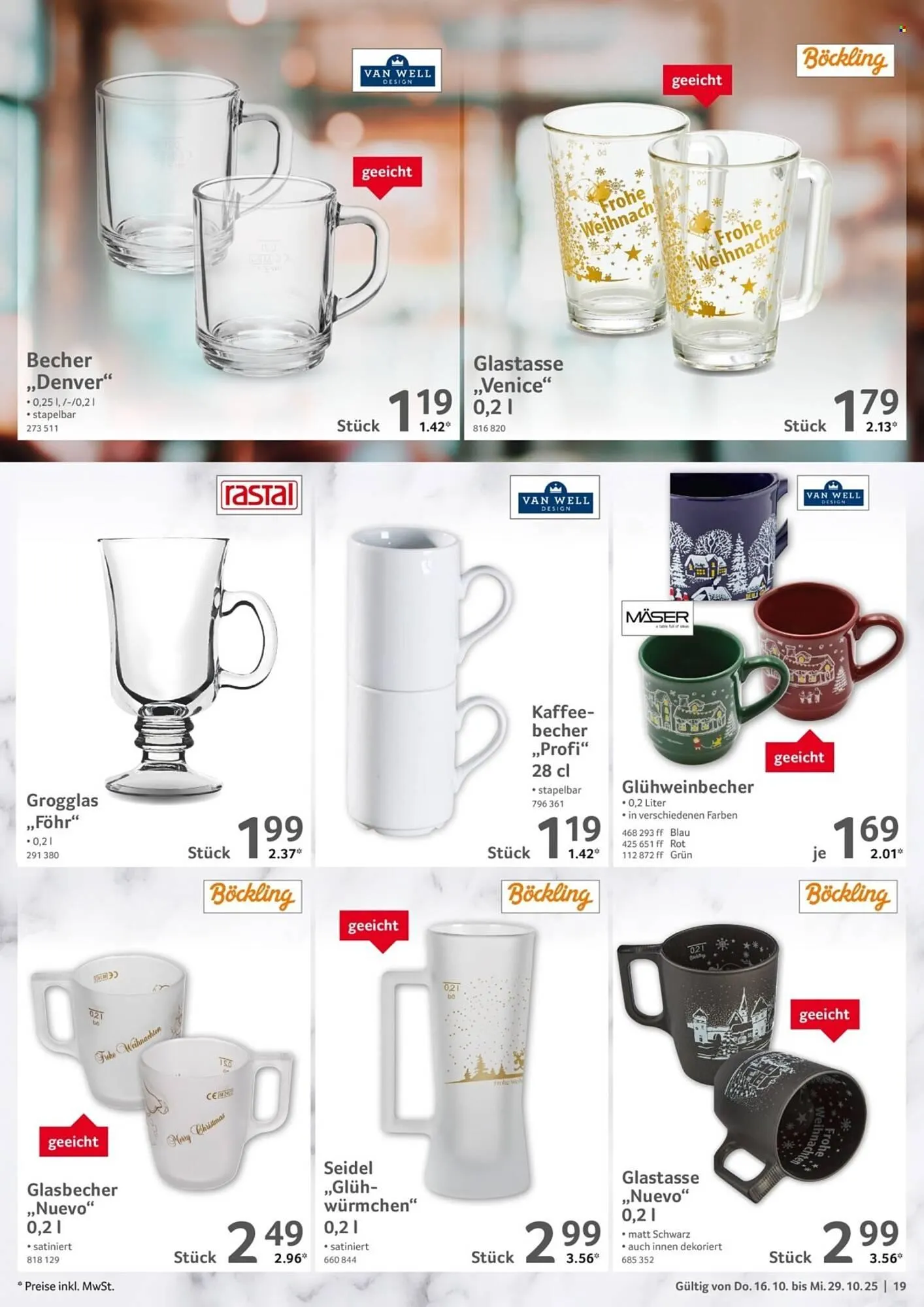 Selgros Prospekt von 16. Oktober bis 29. Oktober 2025 - Prospekt seite 19