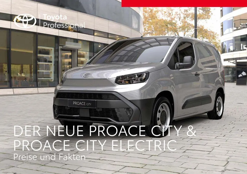 Toyota Proace City / Proace City Electric von 1. Mai bis 1. Mai 2025 - Prospekt seite 1