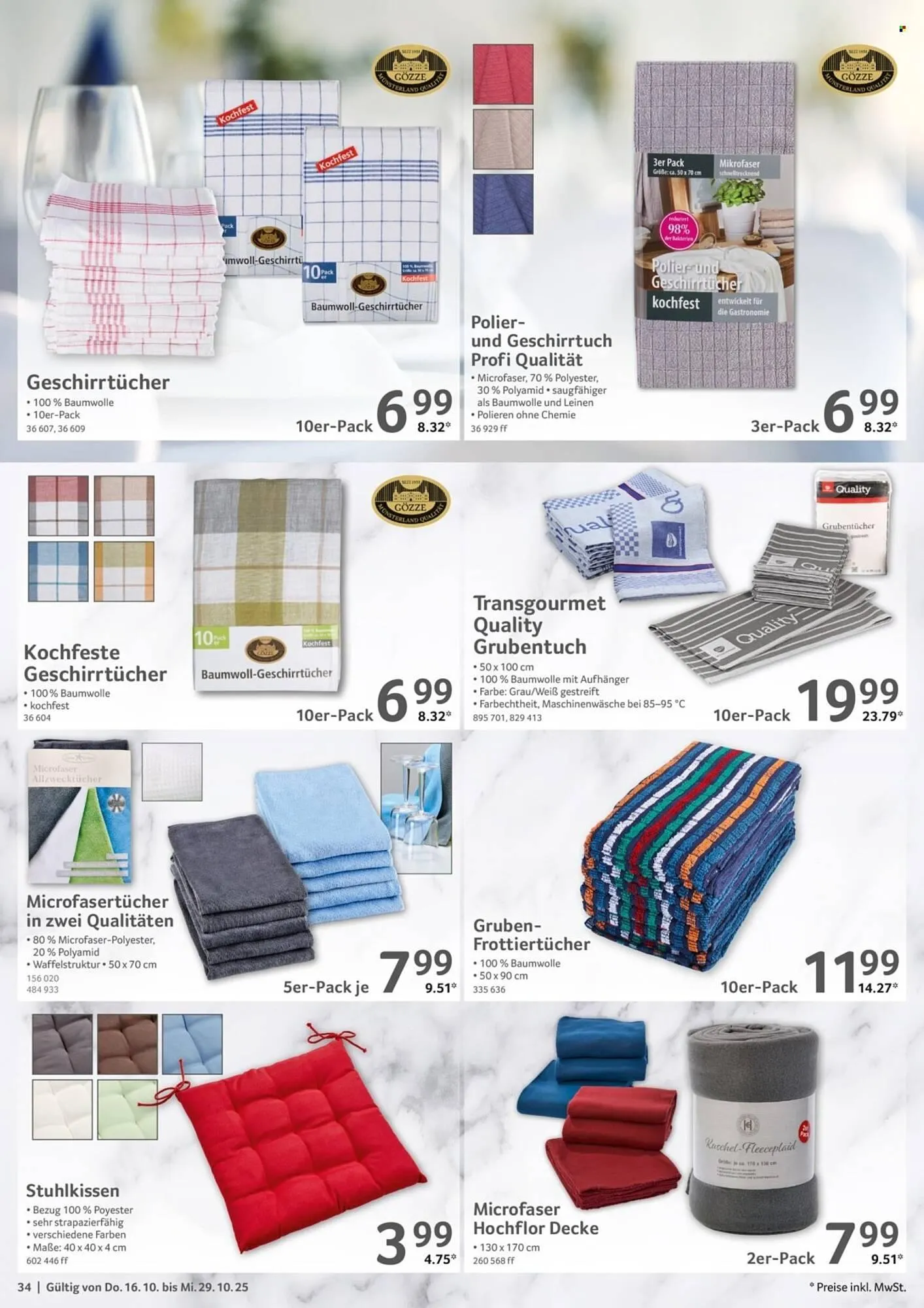 Selgros Prospekt von 16. Oktober bis 29. Oktober 2025 - Prospekt seite 34