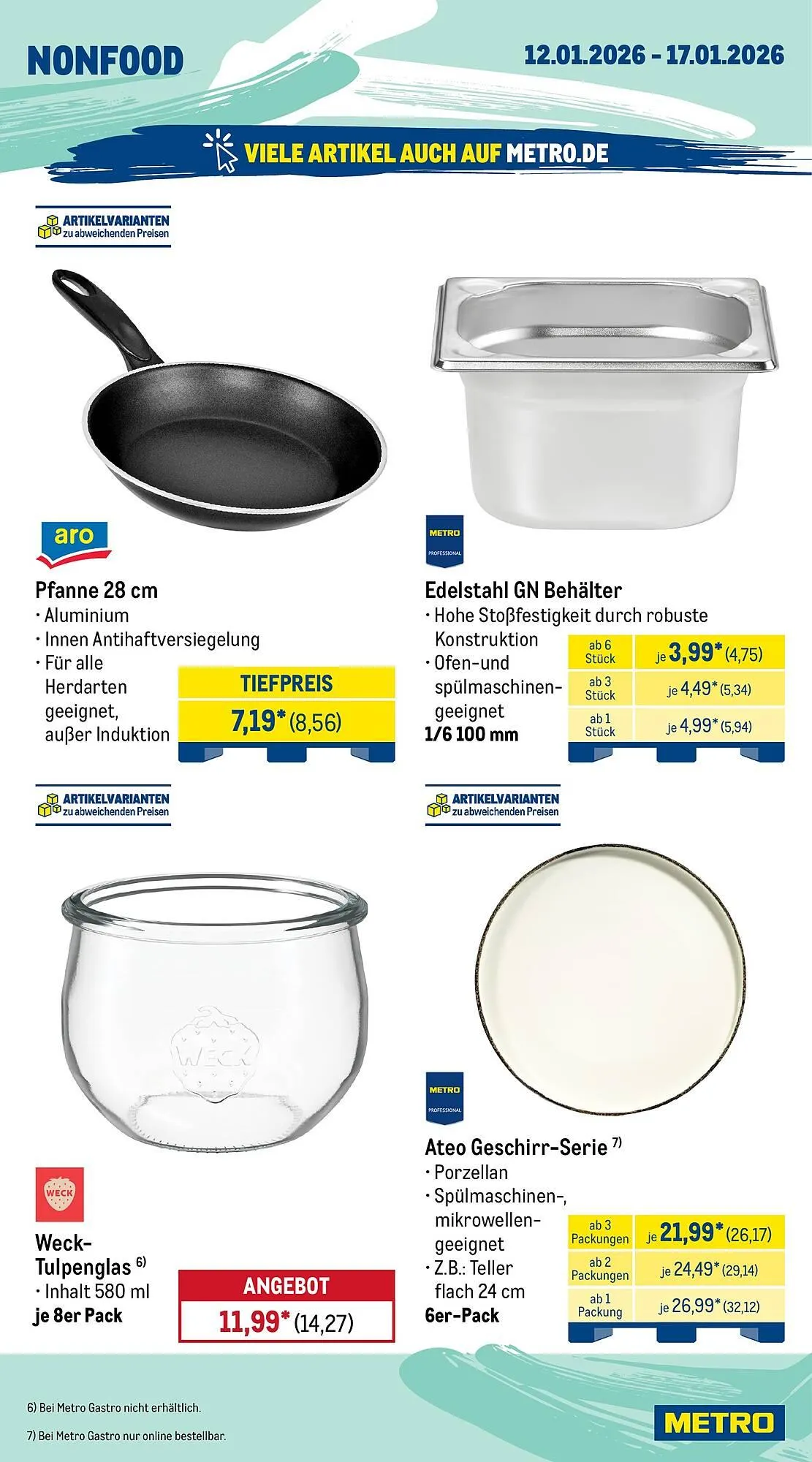 METRO Prospekt von 12. Januar bis 17. Januar 2026 - Prospekt seite 20