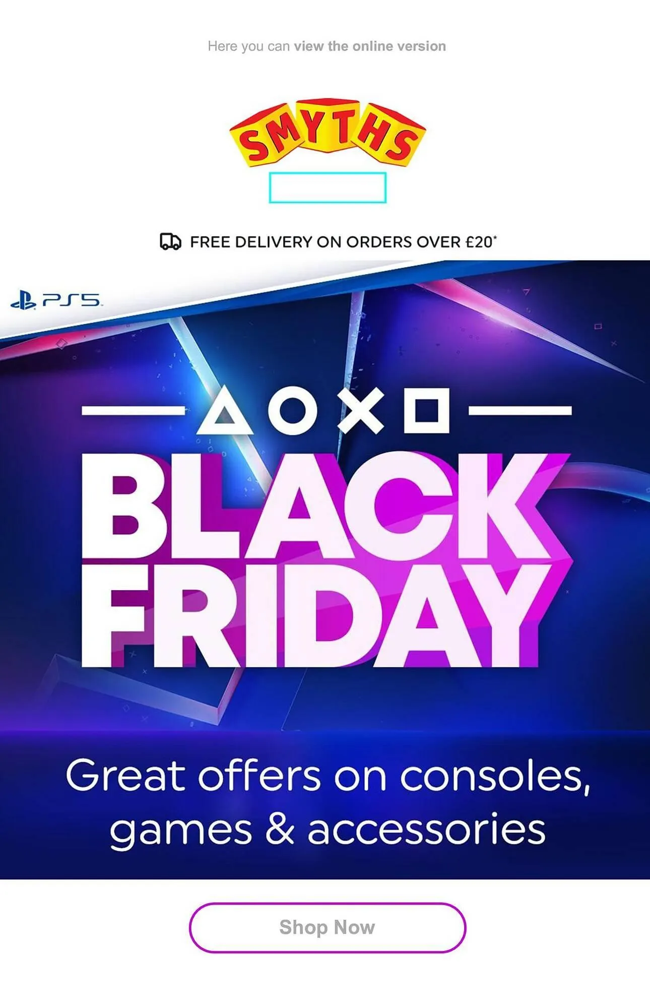 Smyths Toys Prospekt von 21. November bis 29. November 2025 - Prospekt seite 1