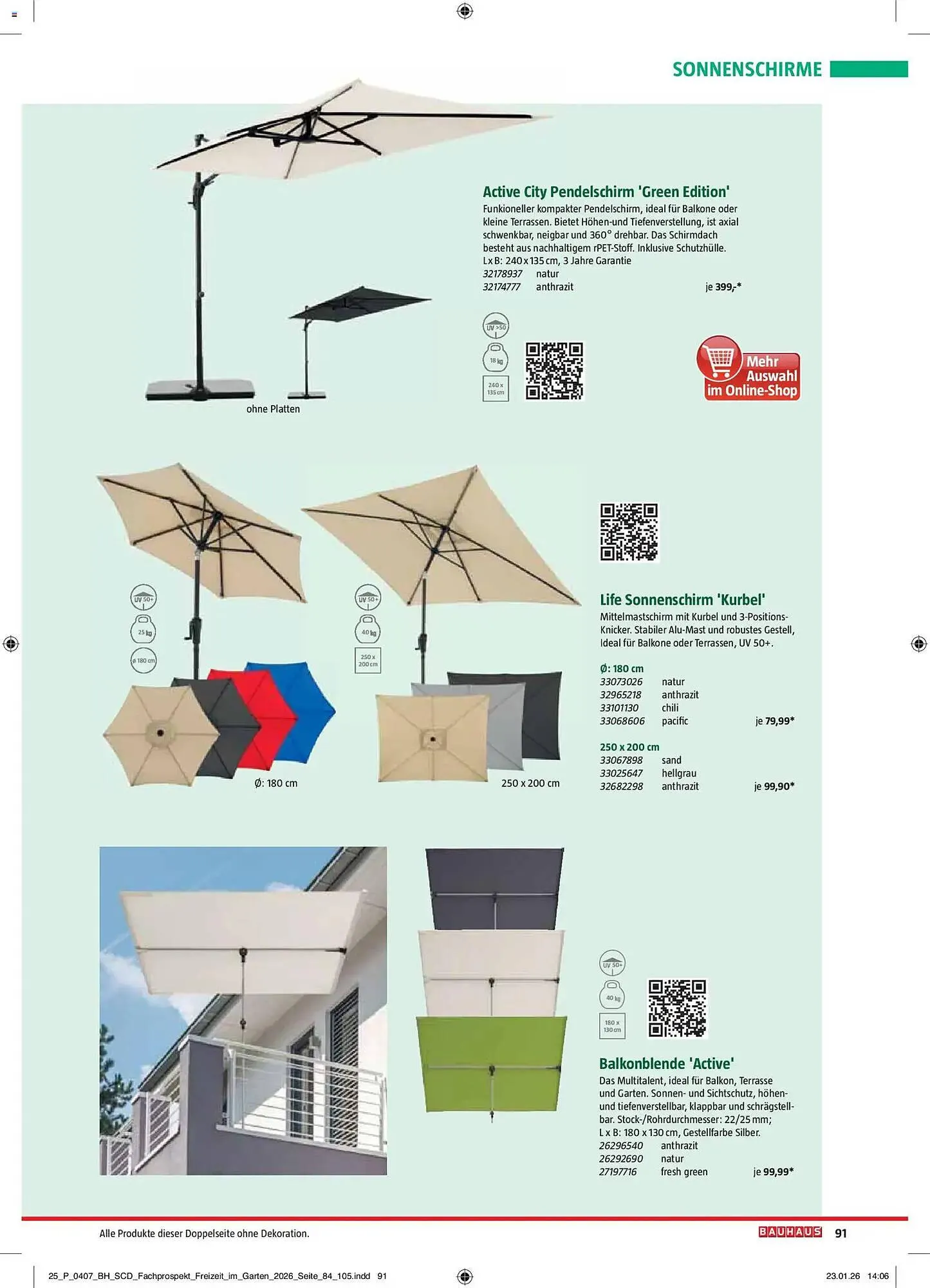 Bauhaus Prospekt von 2. März bis 30. Juni 2026 - Prospekt seite 91