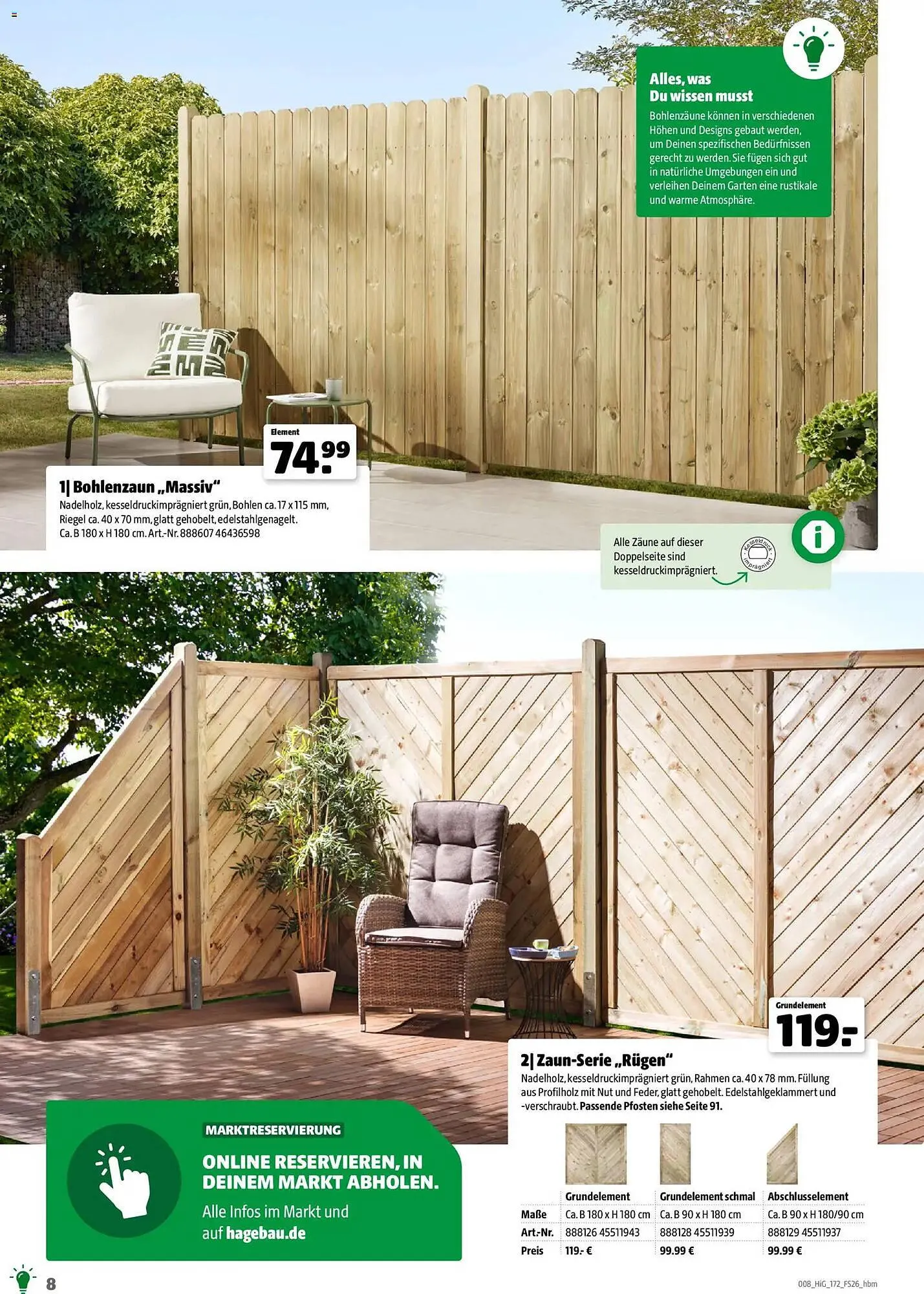 Hagebau Prospekt von 2. März bis 31. Dezember 2026 - Prospekt seite 8