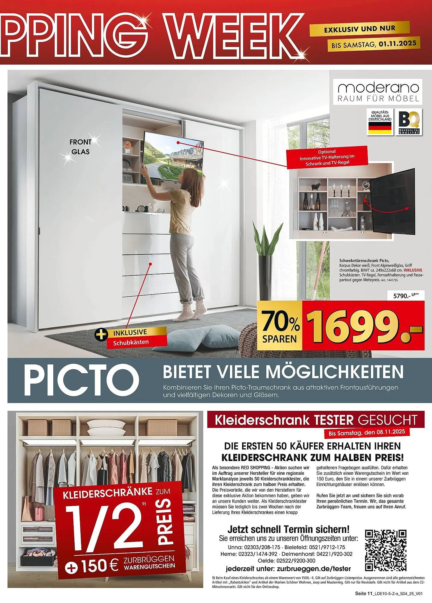Zurbrüggen Prospekt von 18. Oktober bis 1. November 2025 - Prospekt seite 11