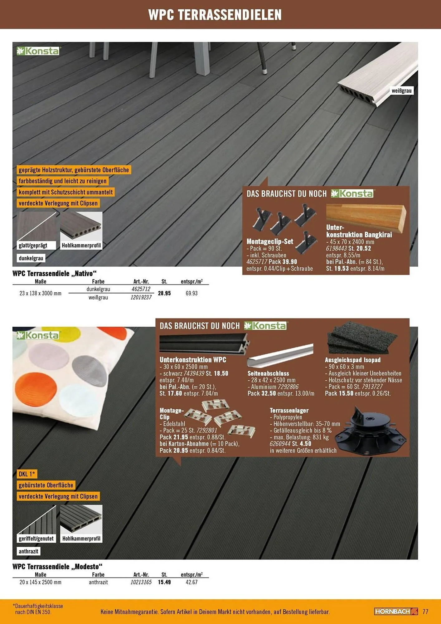 Hornbach Prospekt von 9. April bis 15. April 2025 - Prospekt seite 77