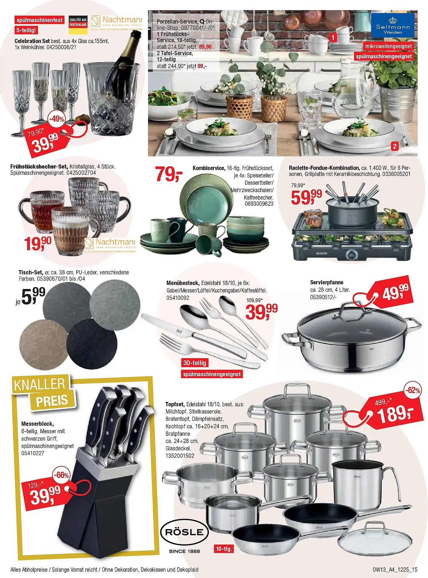 Opti Wohnwelt Prospekt von 18. Dezember bis 10. Januar 2026 - Prospekt seite 15