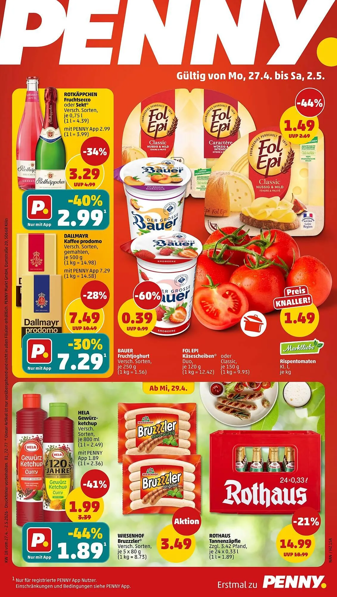 PENNY Prospekt von 27. April bis 2. Mai 2026 - Prospekt seite 1