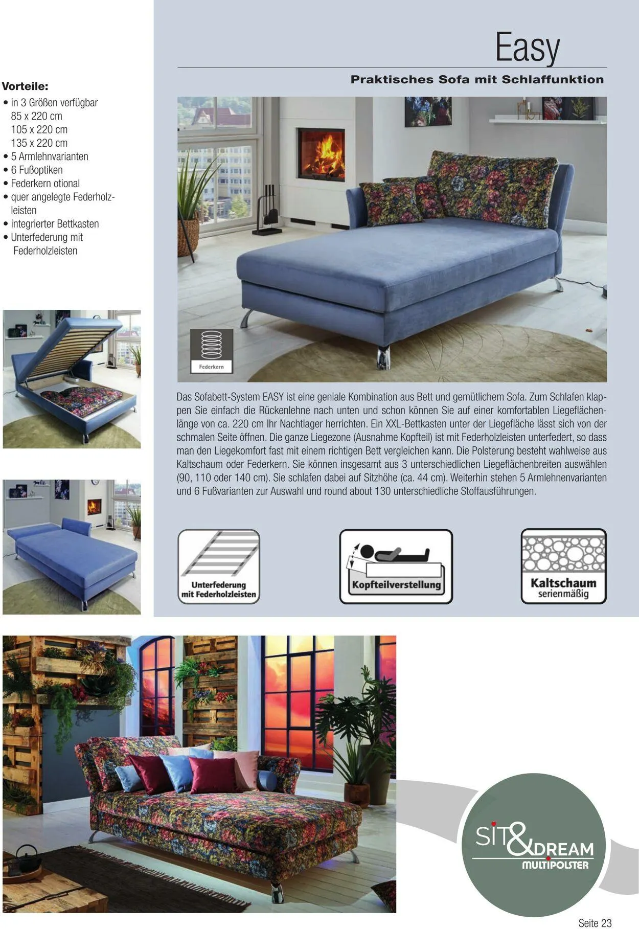 Multipolster Aktueller Prospekt von 2. Juni bis 16. Juni 2025 - Prospekt seite 23