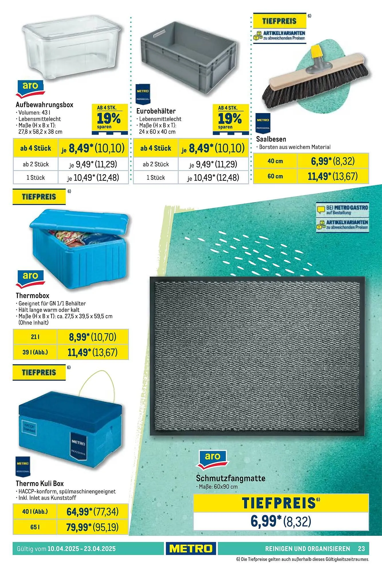 METRO Prospekt von 10. April bis 23. April 2025 - Prospekt seite 23