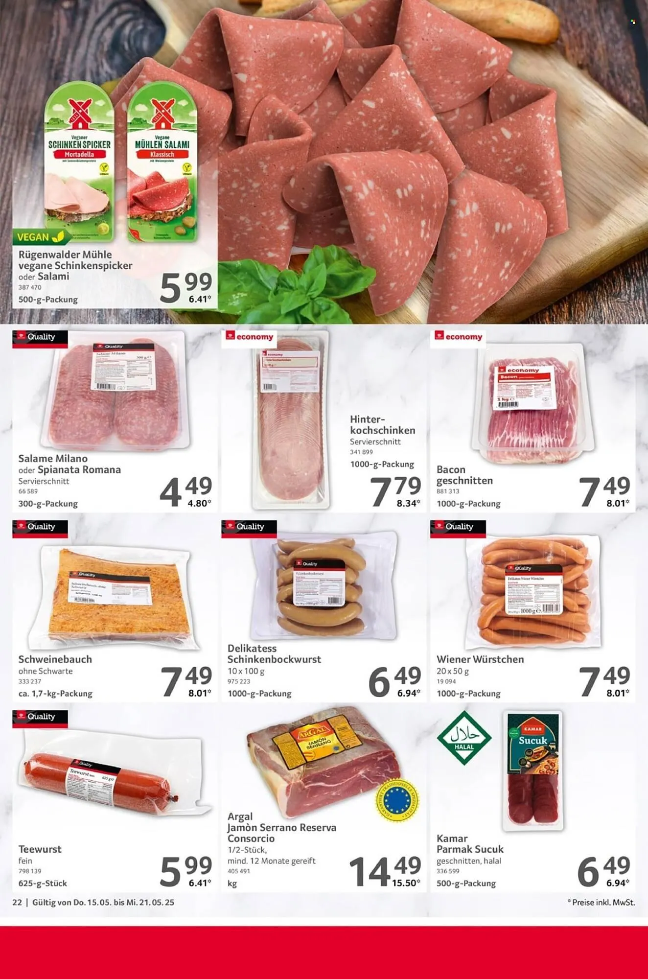 Selgros Prospekt von 15. Mai bis 21. Mai 2025 - Prospekt seite 22