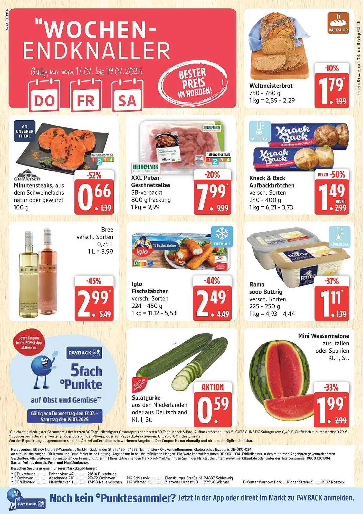 Marktkauf Prospekt von 13. Juli bis 19. Juli 2025 - Prospekt seite 44