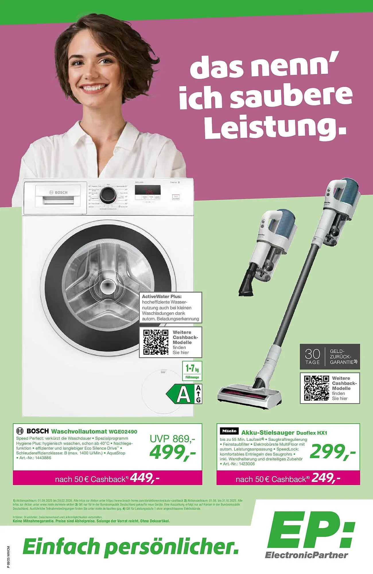 EP Prospekt von 28. August bis 13. September 2025 - Prospekt seite 1