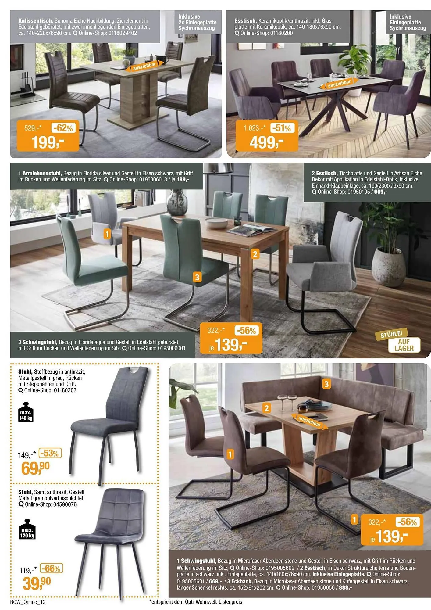 Opti Wohnwelt Prospekt von 11. Mai bis 22. Mai 2025 - Prospekt seite 12