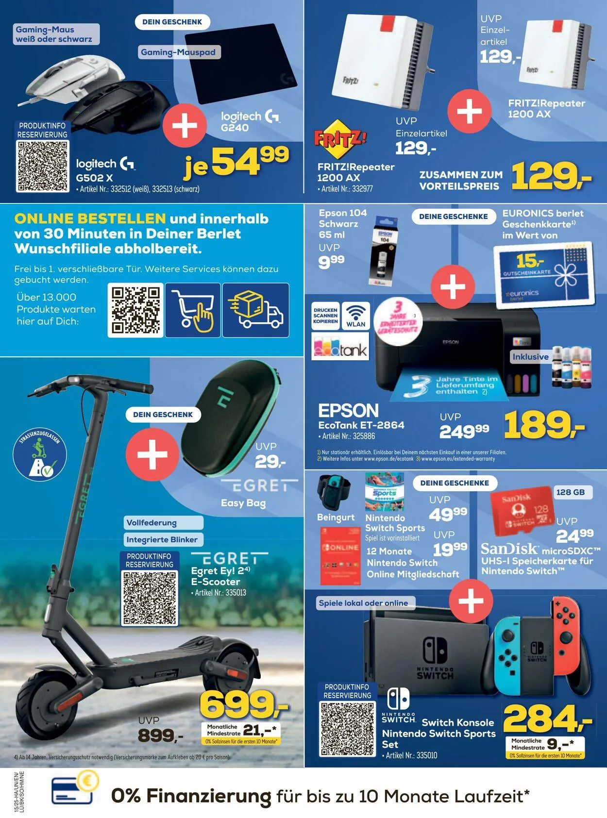 Euronics Aktueller Prospekt von 9. April bis 30. April 2025 - Prospekt seite 10