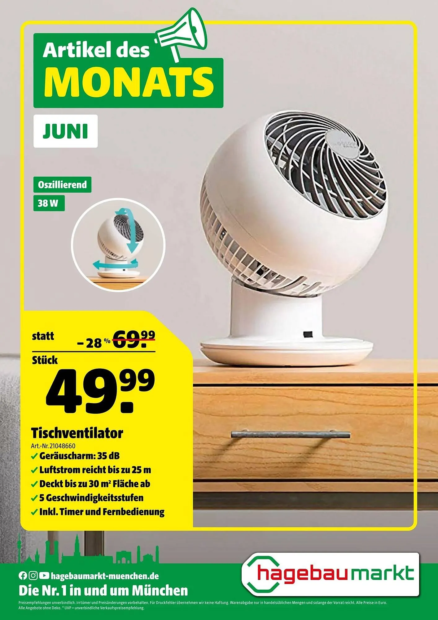 Hagebau Prospekt von 1. Juni bis 30. Juni 2025 - Prospekt seite 1