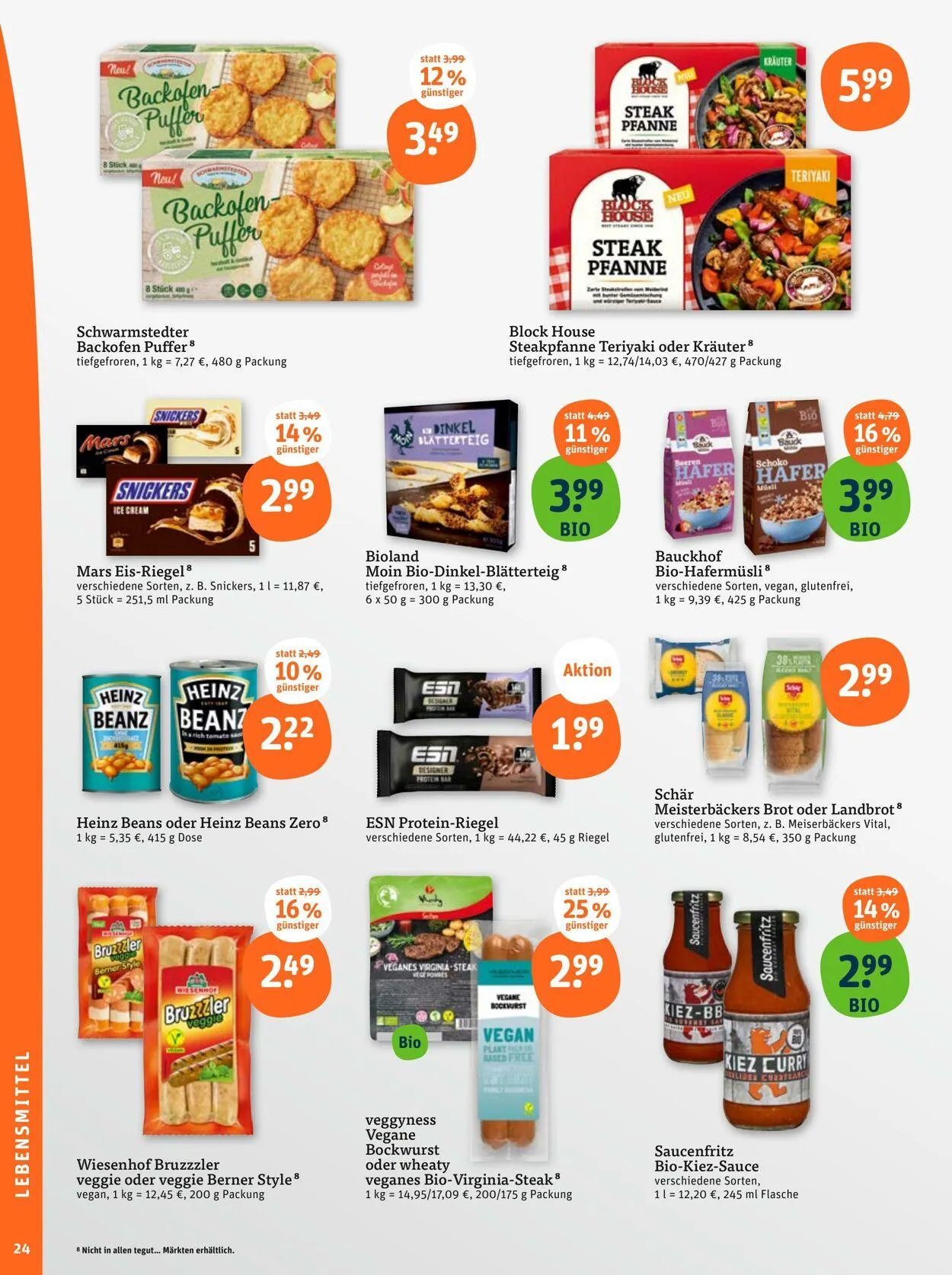 Tegut Aktueller Prospekt von 30. Juni bis 6. Juli 2025 - Prospekt seite 26