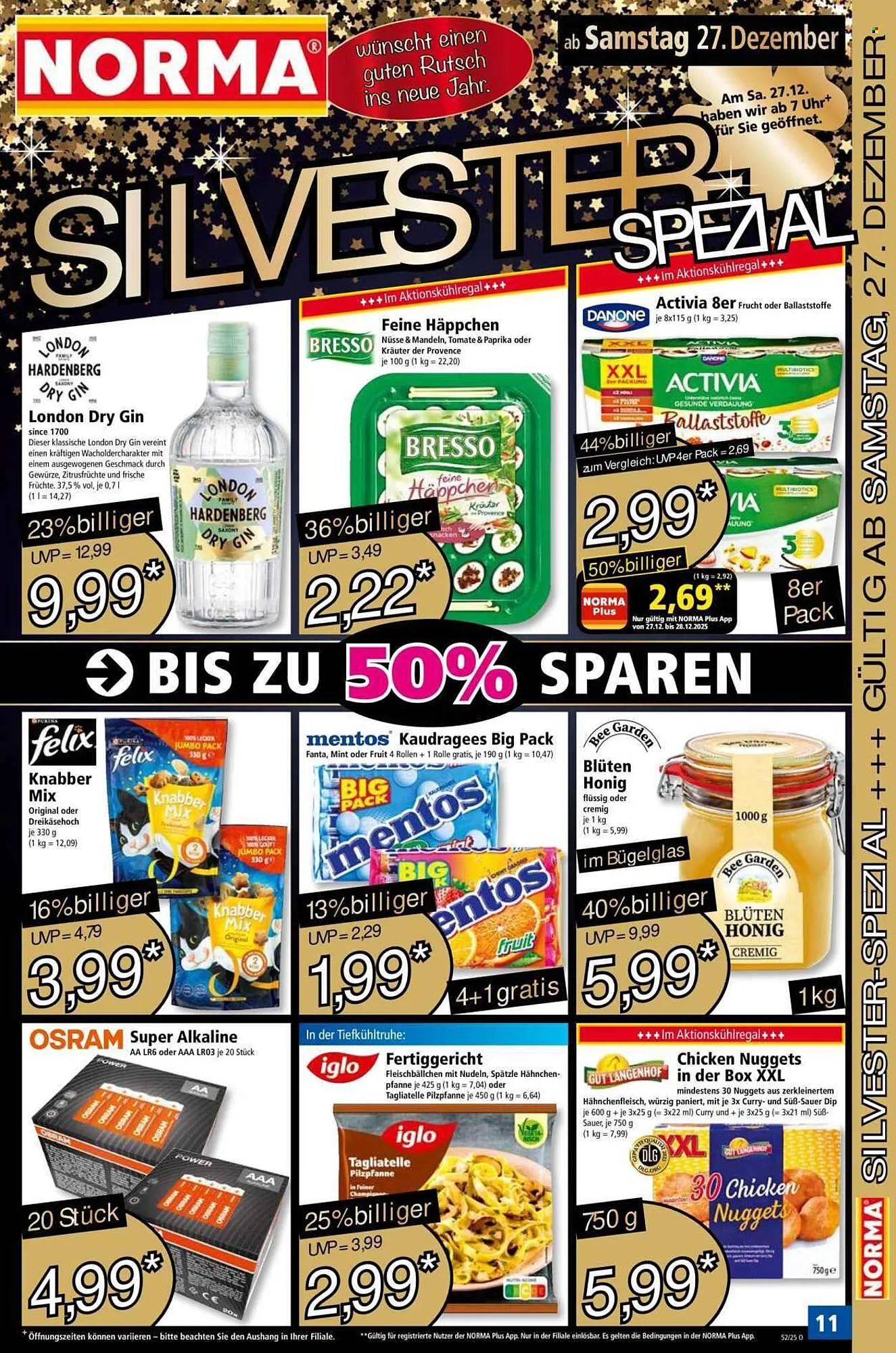 Norma Prospekt von 22. Dezember bis 28. Dezember 2025 - Prospekt seite 11