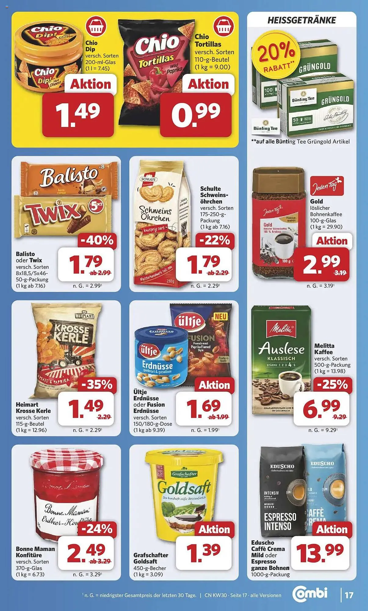 Combi Prospekt von 21. Juli bis 26. Juli 2025 - Prospekt seite 22