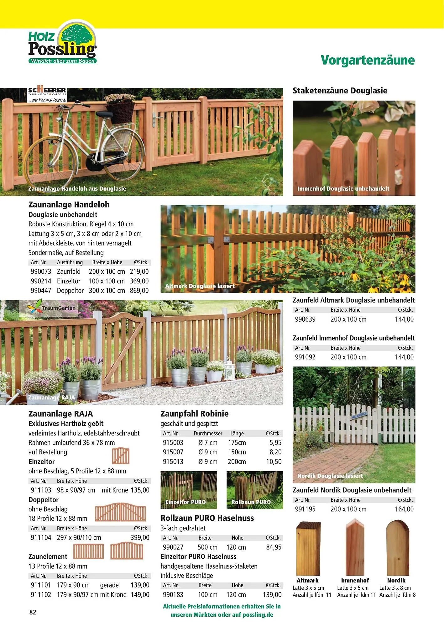 Holz Possling Prospekt von 1. April bis 31. Juli 2026 - Prospekt seite 82