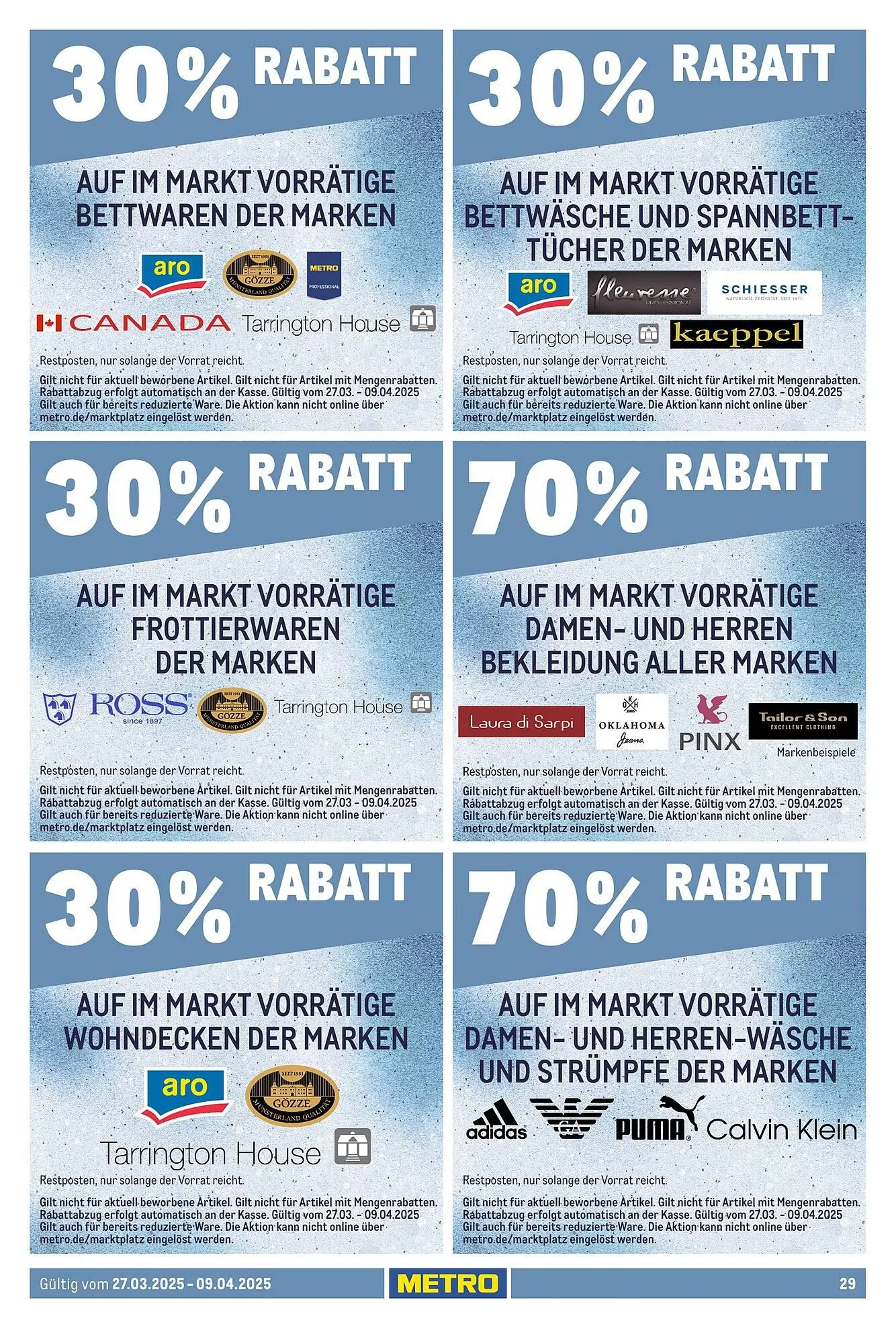 METRO Prospekt von 27. März bis 8. April 2025 - Prospekt seite 29