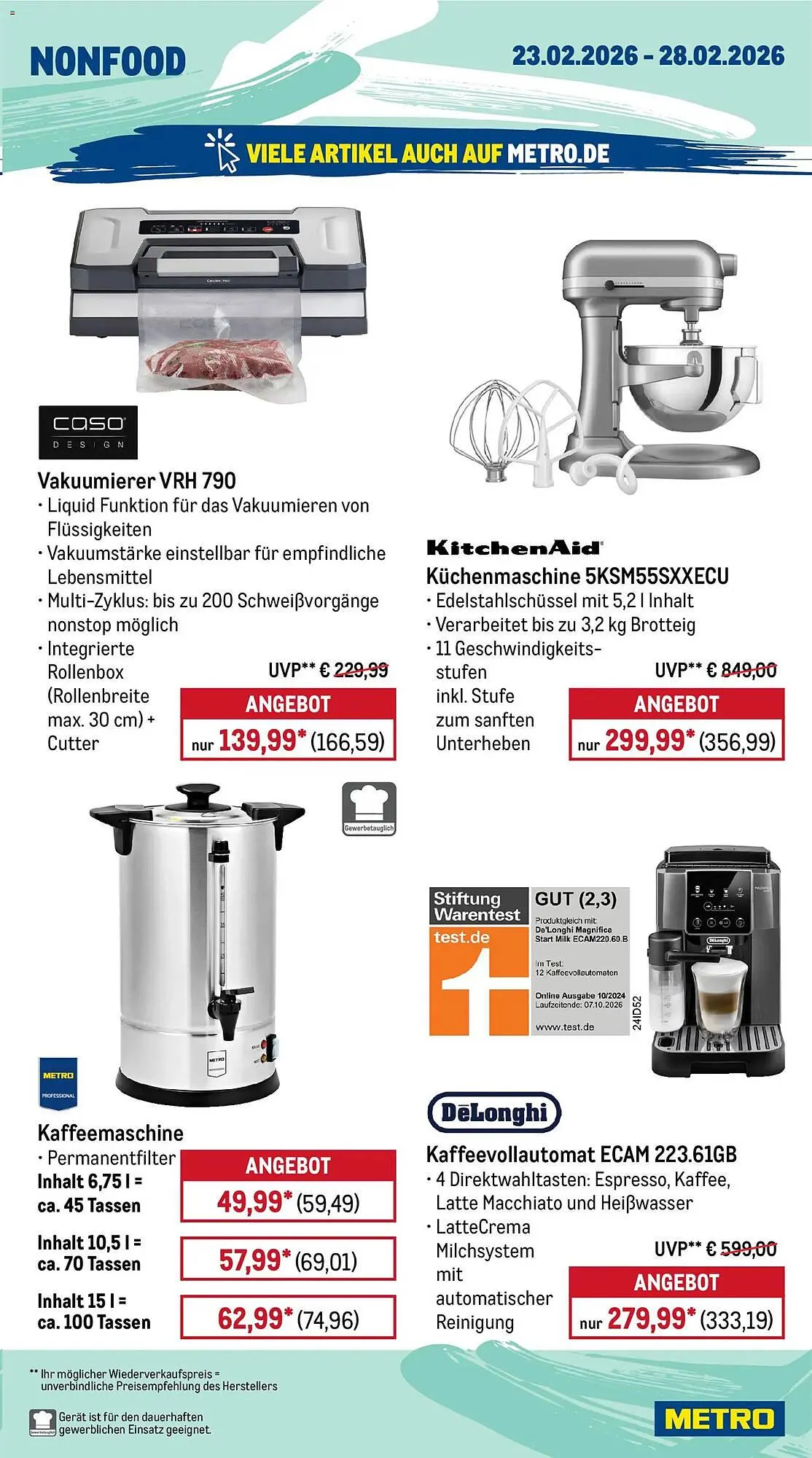 METRO Prospekt von 23. Februar bis 28. Februar 2026 - Prospekt seite 21