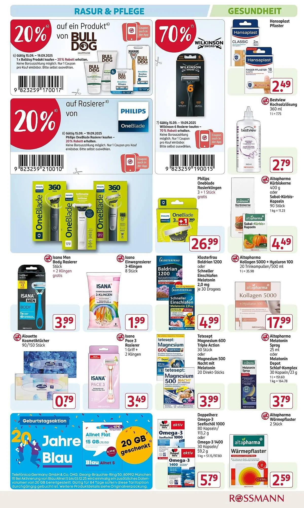 Rossmann Prospekt von 15. September bis 19. September 2025 - Prospekt seite 11