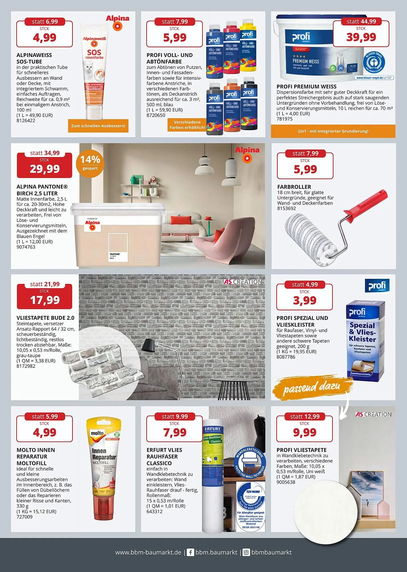 BBM Baumarkt Prospekt von 12. Januar bis 17. Januar 2026 - Prospekt seite 12