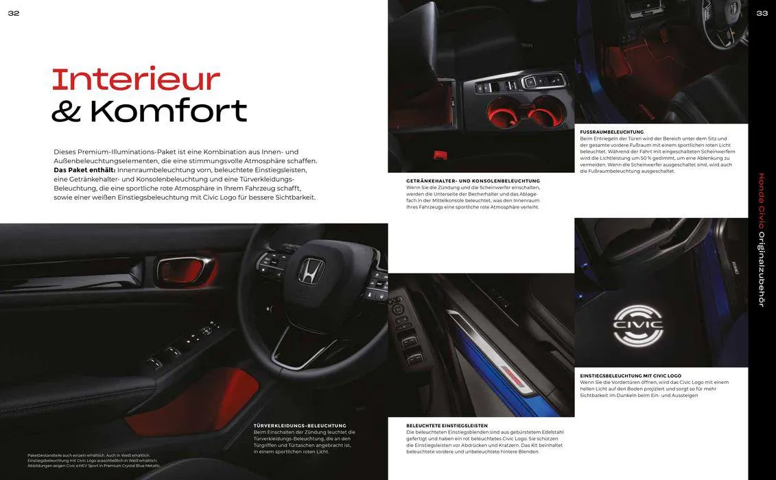 Honda CIVIC ZUBEHÖRBROSCHÜRE von 9. April bis 9. April 2025 - Prospekt seite 17
