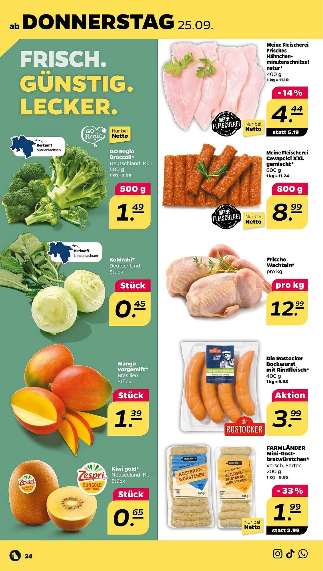 NETTO Prospekt von 22. September bis 27. September 2025 - Prospekt seite 24