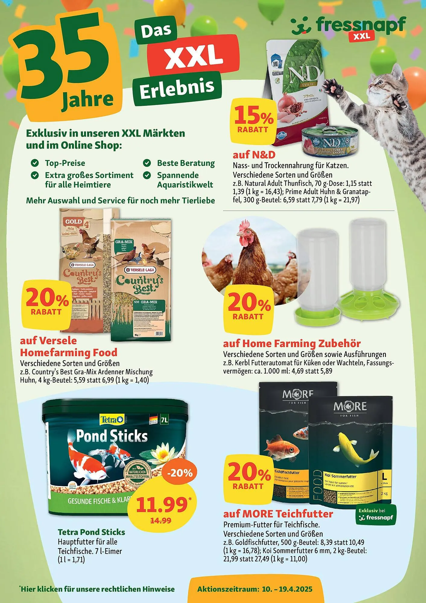 Fressnapf Prospekt von 9. April bis 21. April 2025 - Prospekt seite 12