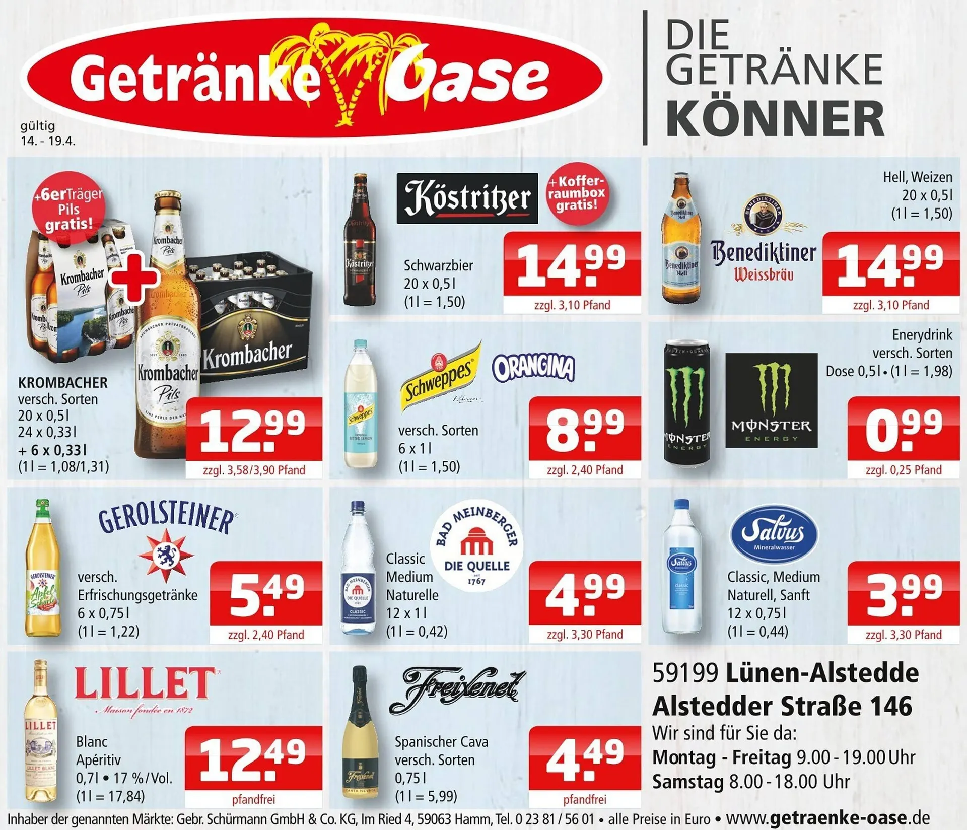 Getränke Oase Prospekt - 1