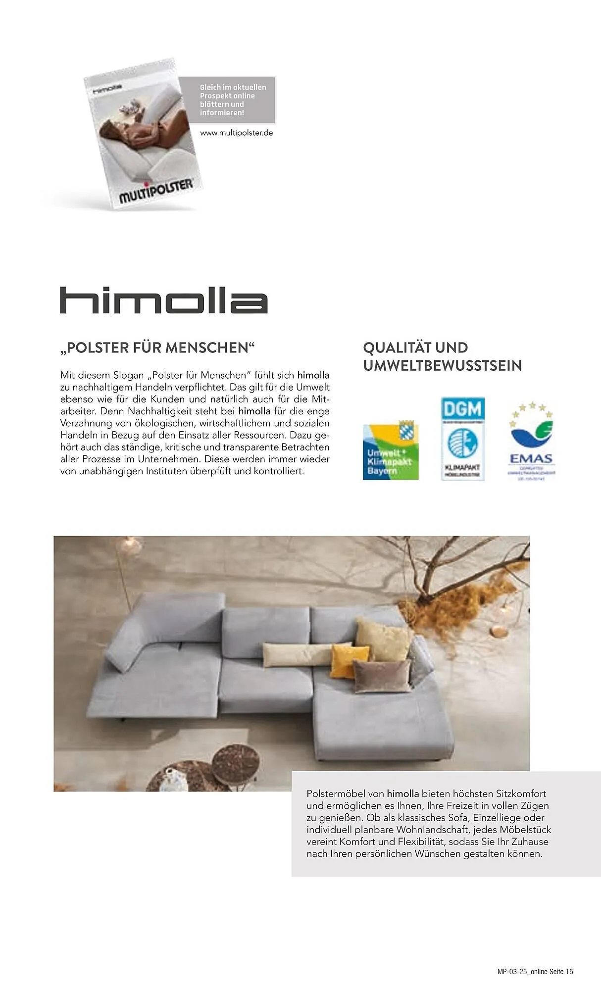 Multipolster Prospekt von 15. Januar bis 31. Januar 2025 - Prospekt seite 15
