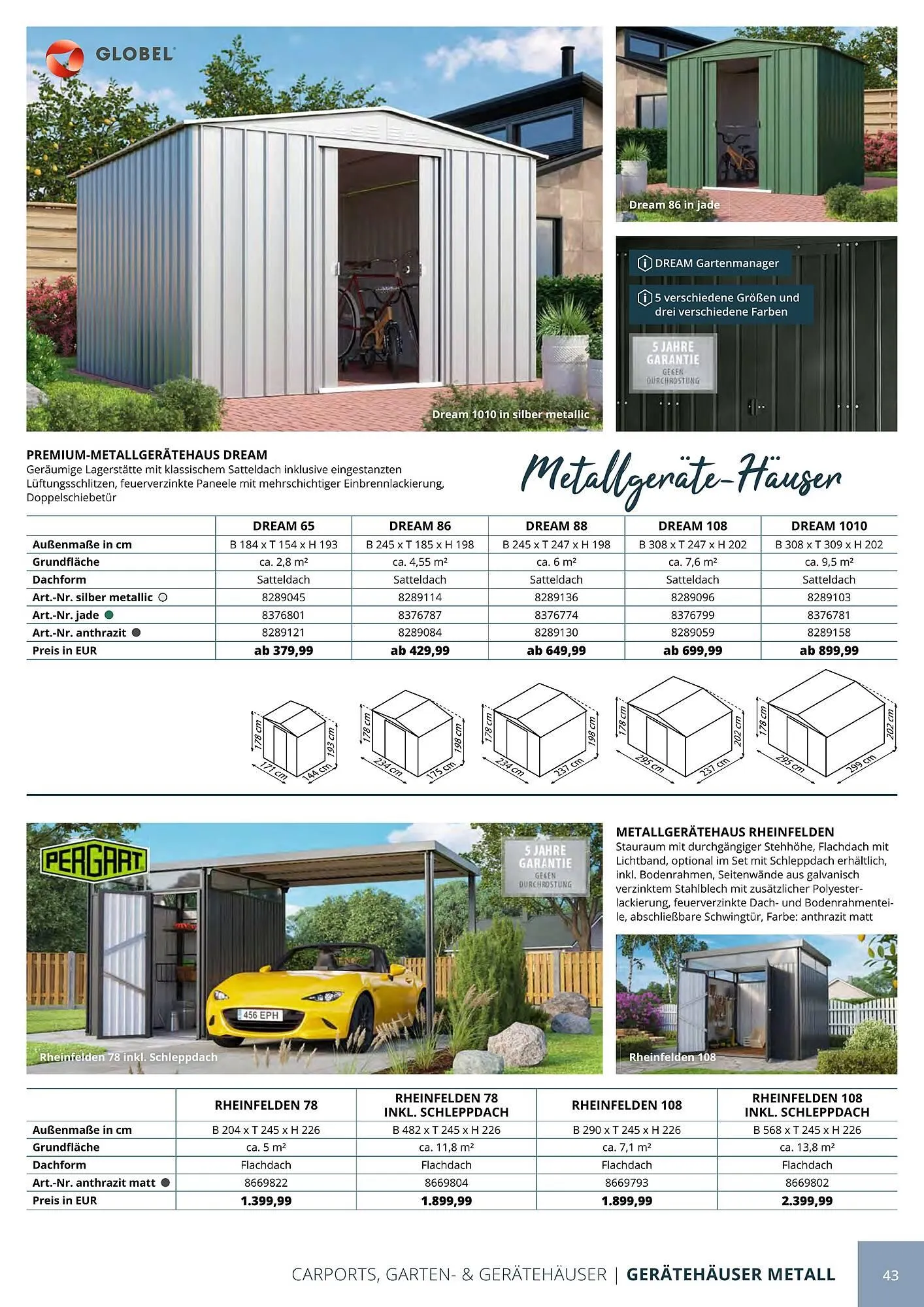 BBM Baumarkt Prospekt von 20. April bis 31. Dezember 2025 - Prospekt seite 43