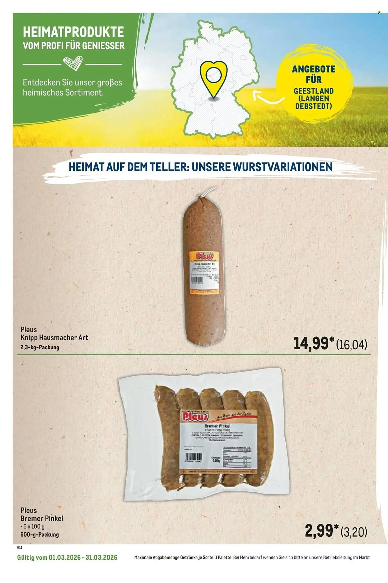 METRO Prospekt von 1. März bis 31. März 2026 - Prospekt seite 46