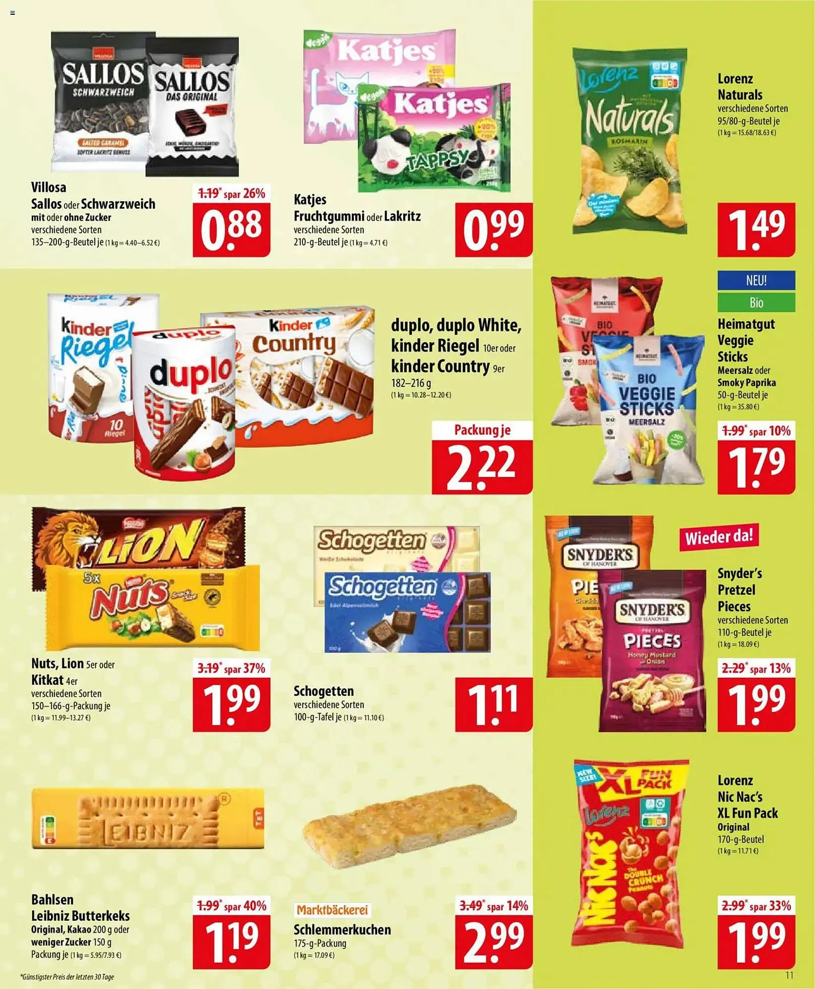 Famila Nord Ost Prospekt von 20. April bis 25. April 2026 - Prospekt seite 11