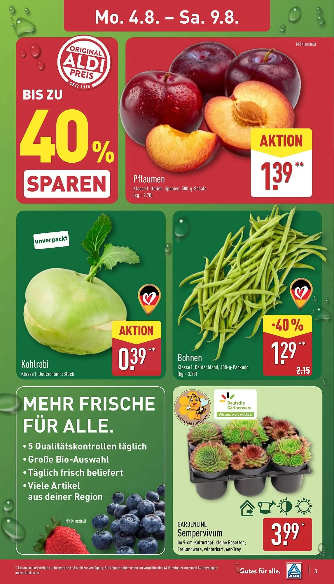 Aldi Nord Prospekt von 4. August bis 9. August 2025 - Prospekt seite 3