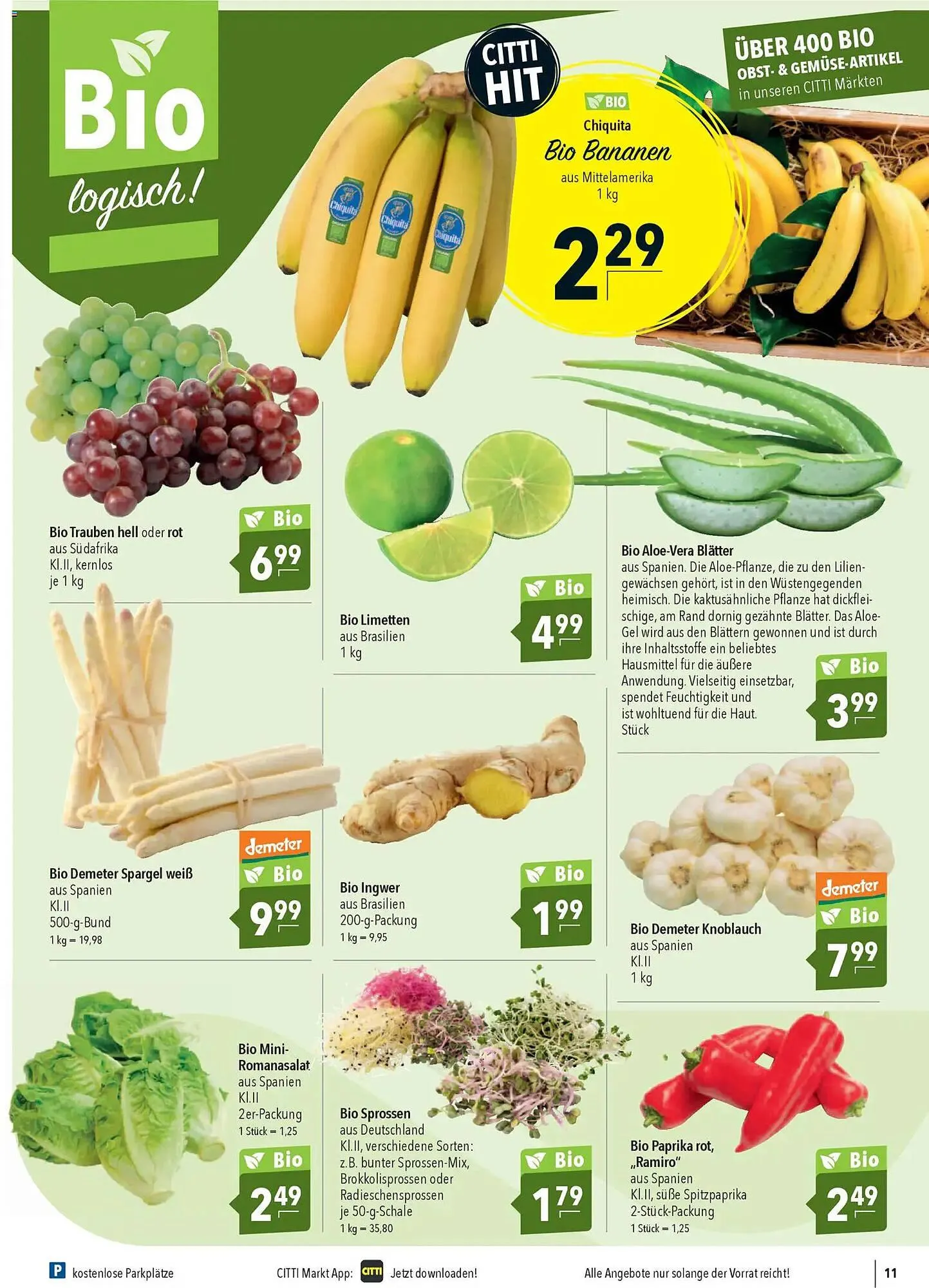 CITTI Markt Prospekt von 18. März bis 24. März 2026 - Prospekt seite 11