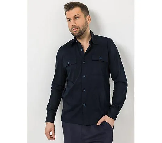 AMINATI® Herren-Hemd, 1/1-Arm Hemdkragen Brusttasche Knopfleiste