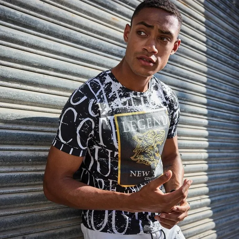 Herren-T-Shirt mit Rundhalsausschnitt