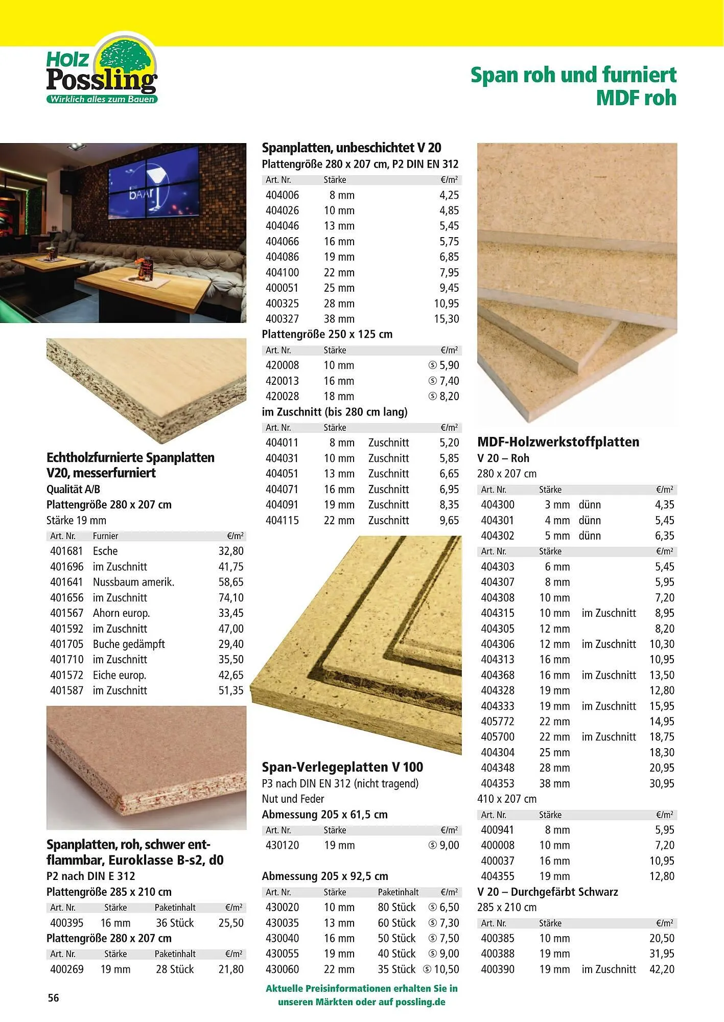 Holz Possling Prospekt von 2. Mai bis 31. Juli 2025 - Prospekt seite 56