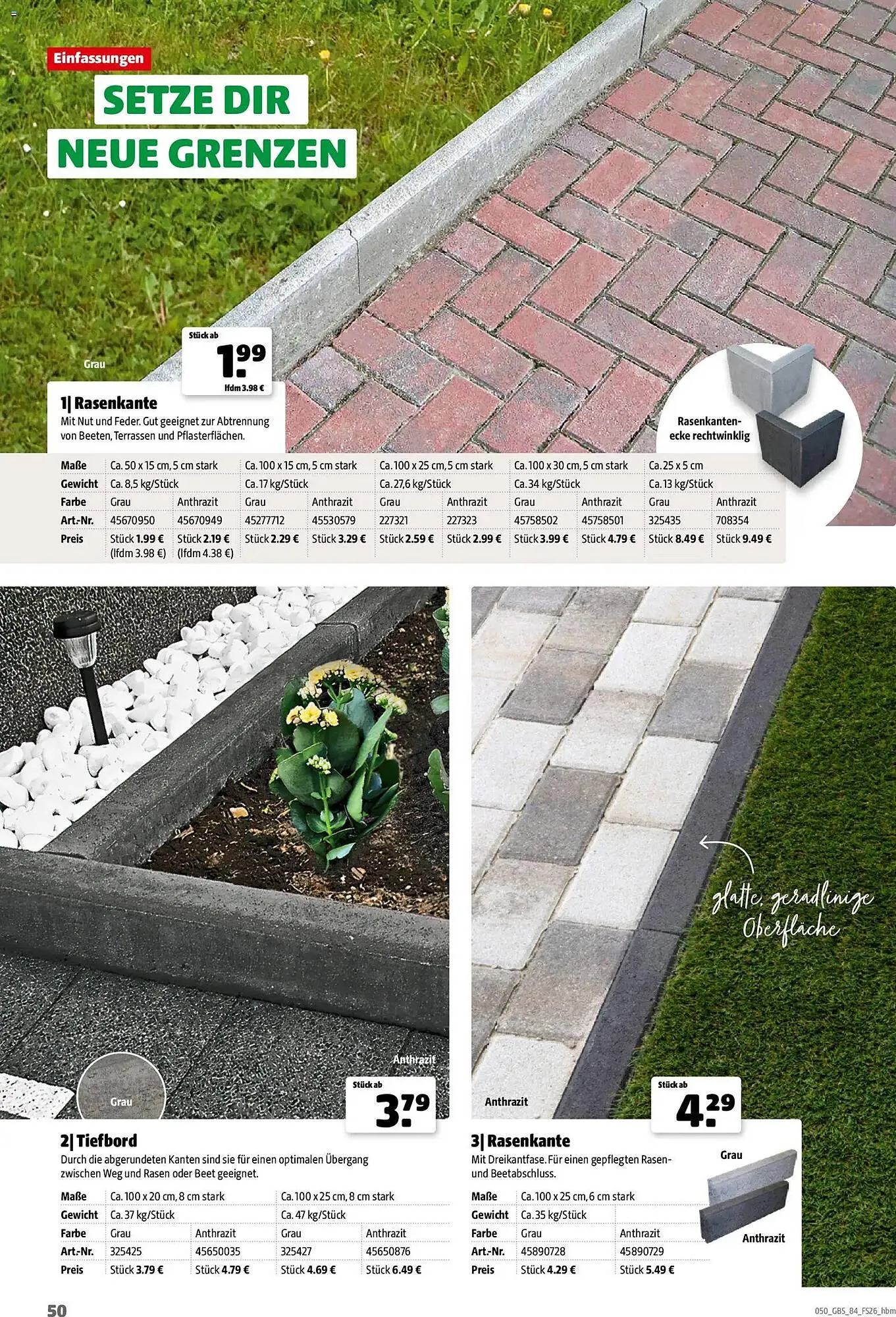 Hagebau Prospekt von 2. März bis 31. Dezember 2026 - Prospekt seite 50