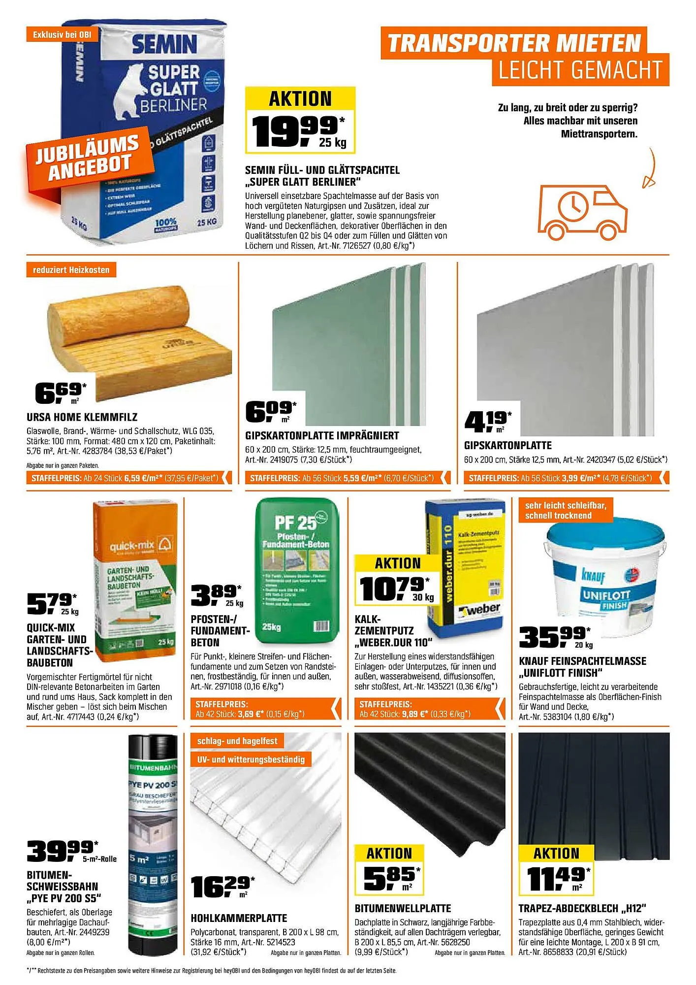 OBI Prospekt von 31. August bis 14. September 2025 - Prospekt seite 15