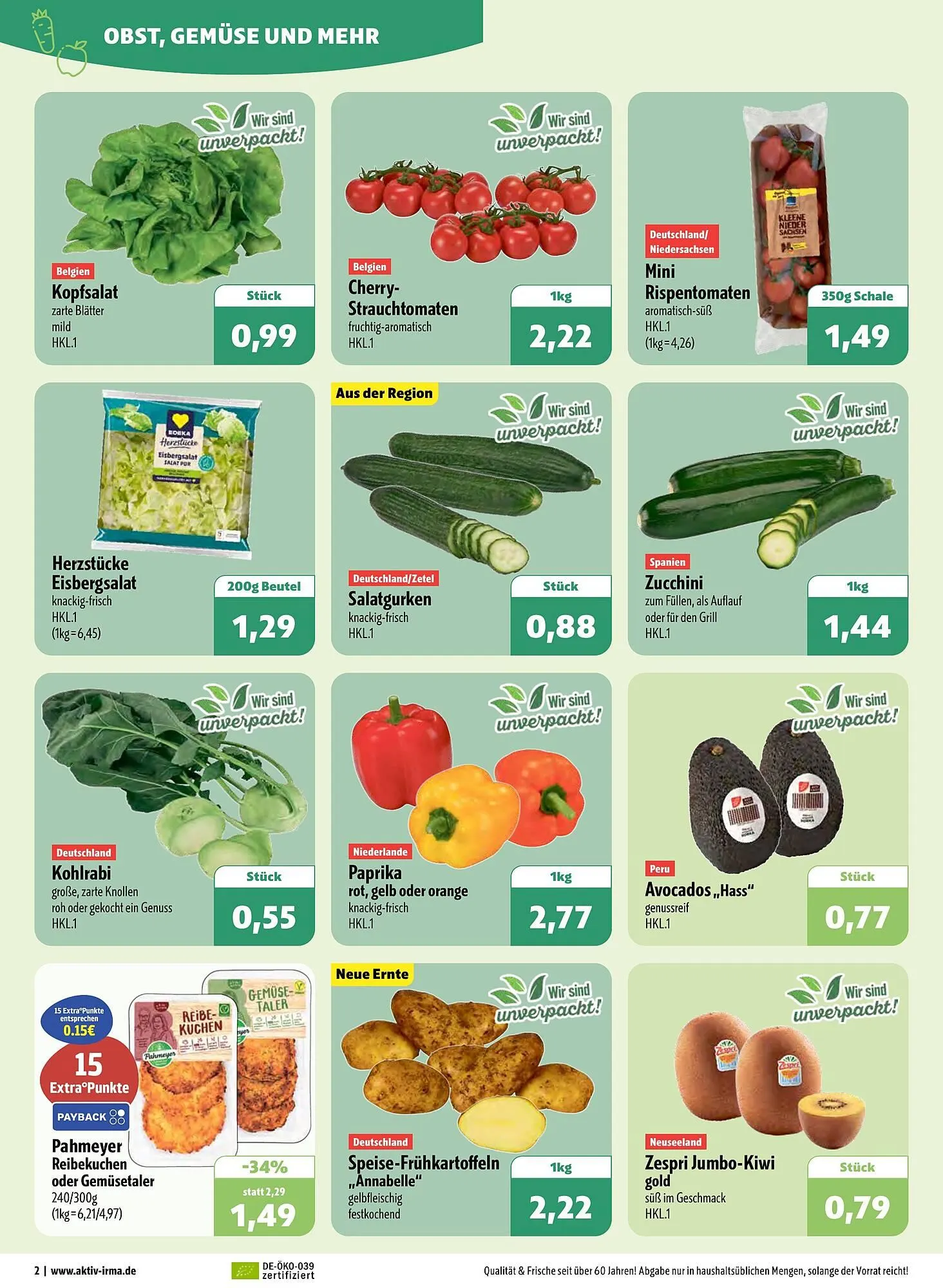 Aktiv Irma Prospekt von 2. Juni bis 7. Juni 2025 - Prospekt seite 2