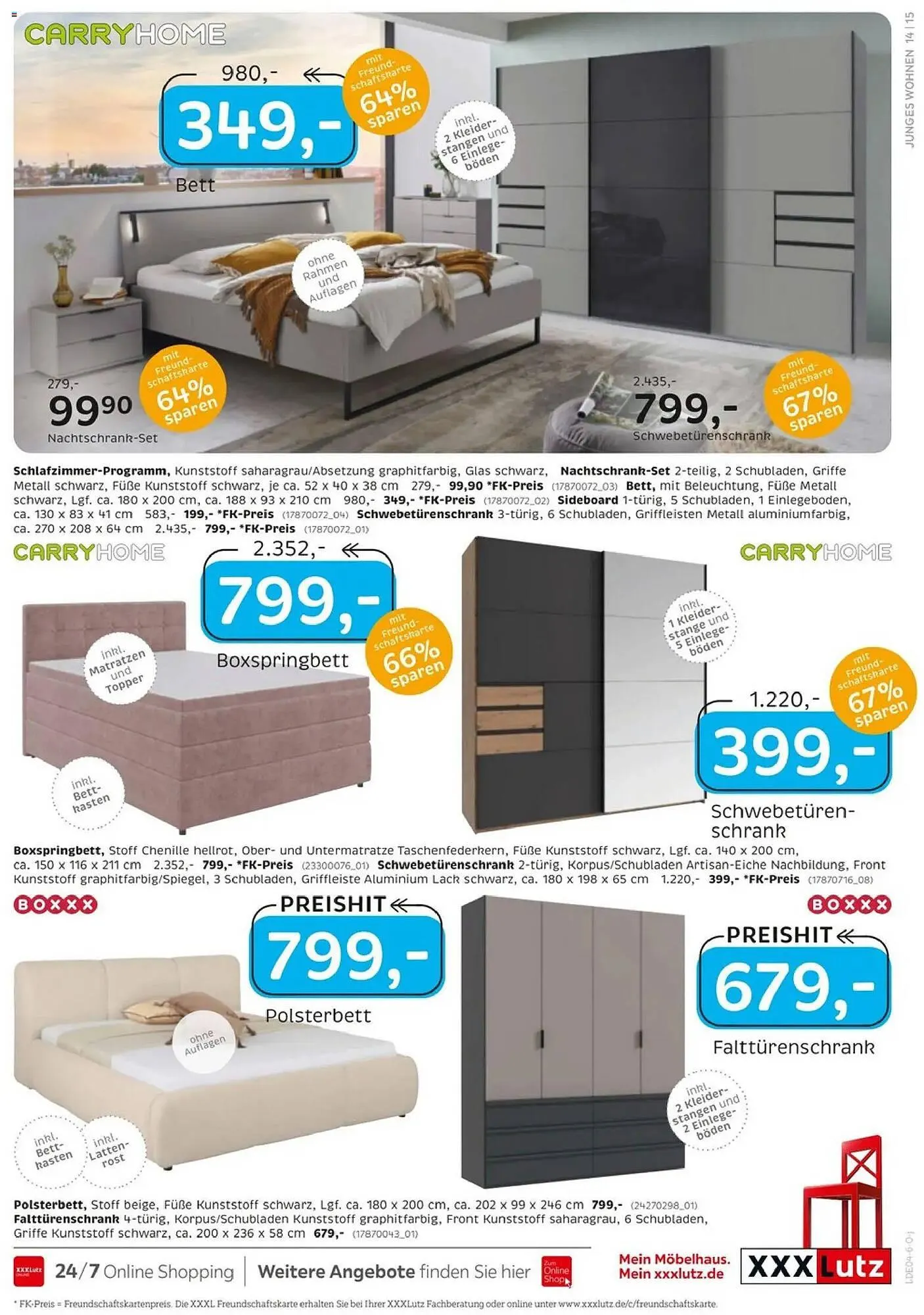 XXXLutz Prospekt von 29. März bis 12. April 2026 - Prospekt seite 15