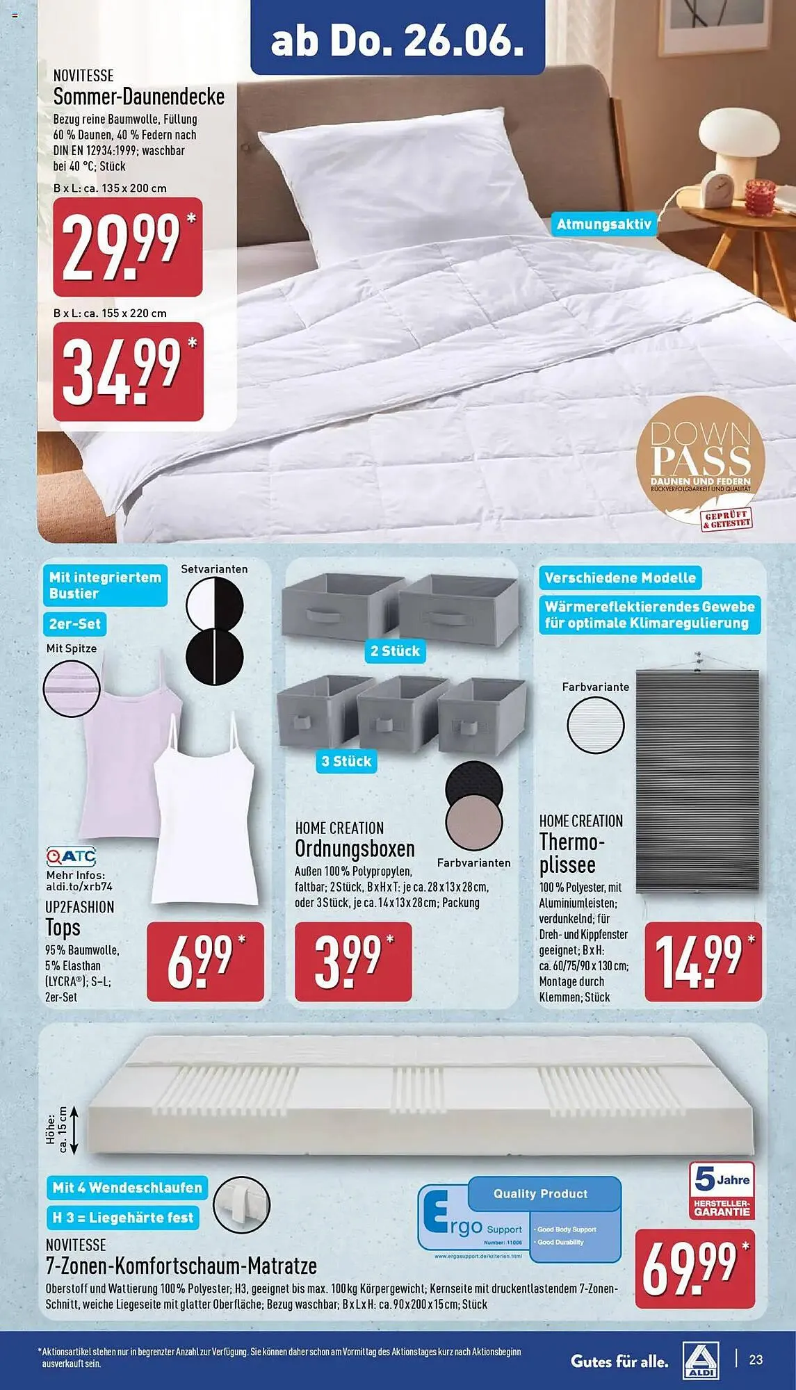 Aldi Nord Prospekt von 23. Juni bis 28. Juni 2025 - Prospekt seite 27