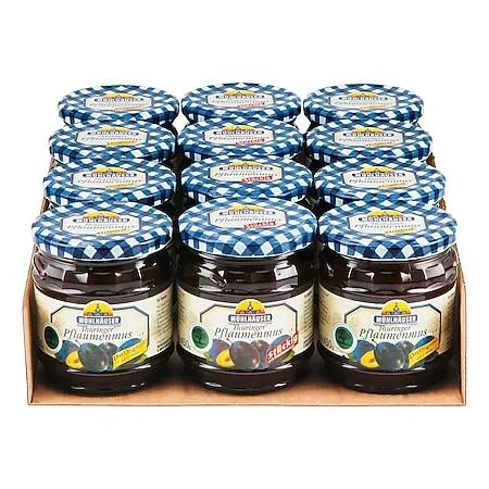 Mühlhäuser Thüringer Pflaumenmus 450 g, verschiedene Sorten, 12er Pack