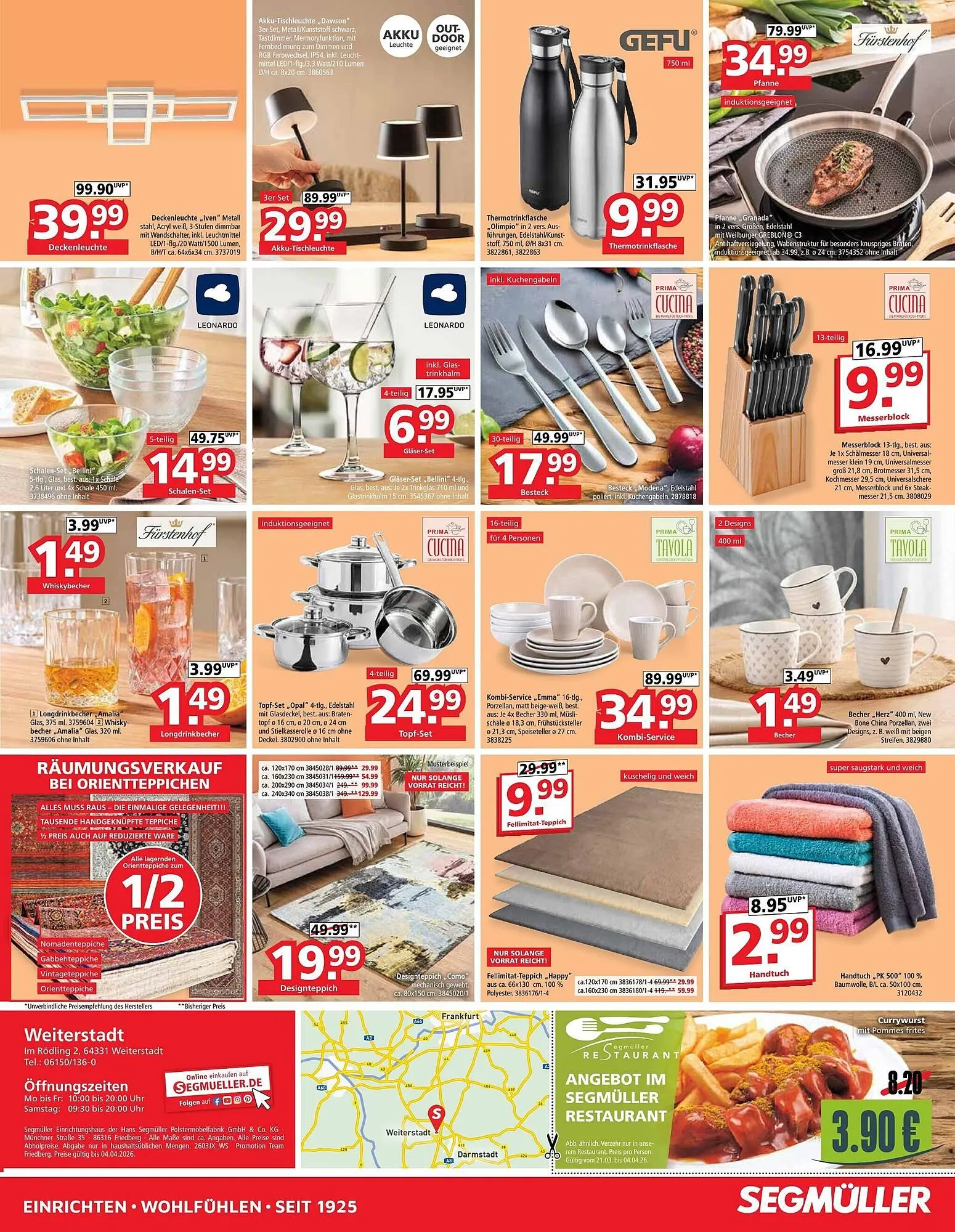 Segmüller Prospekt von 21. März bis 4. April 2026 - Prospekt seite 6