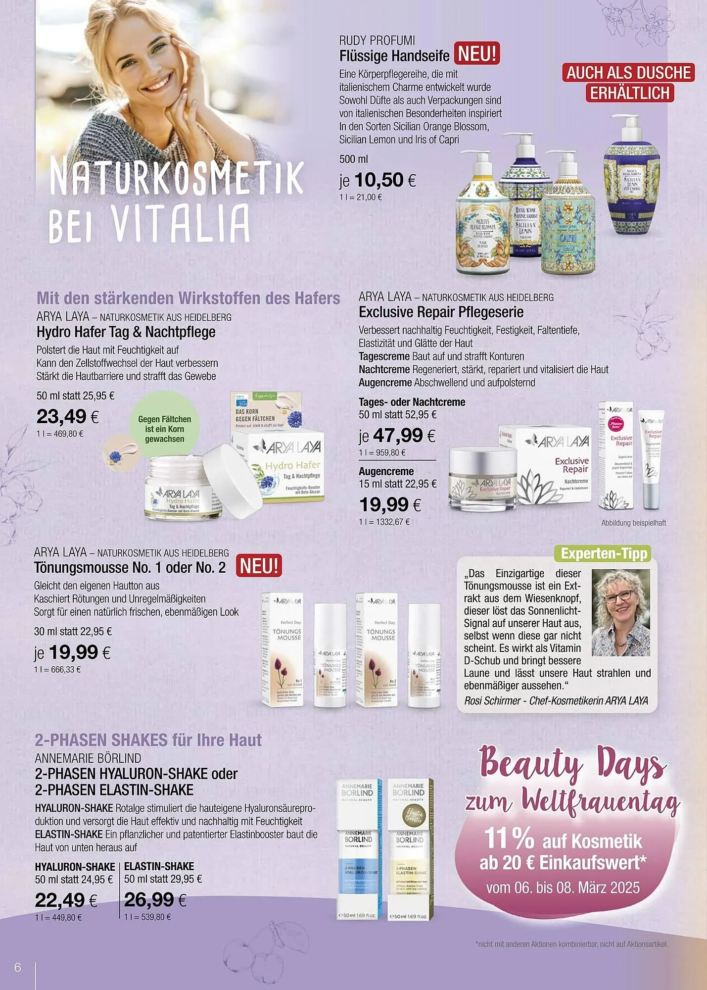 Vitalia Prospekt von 1. März bis 31. März 2025 - Prospekt seite 6