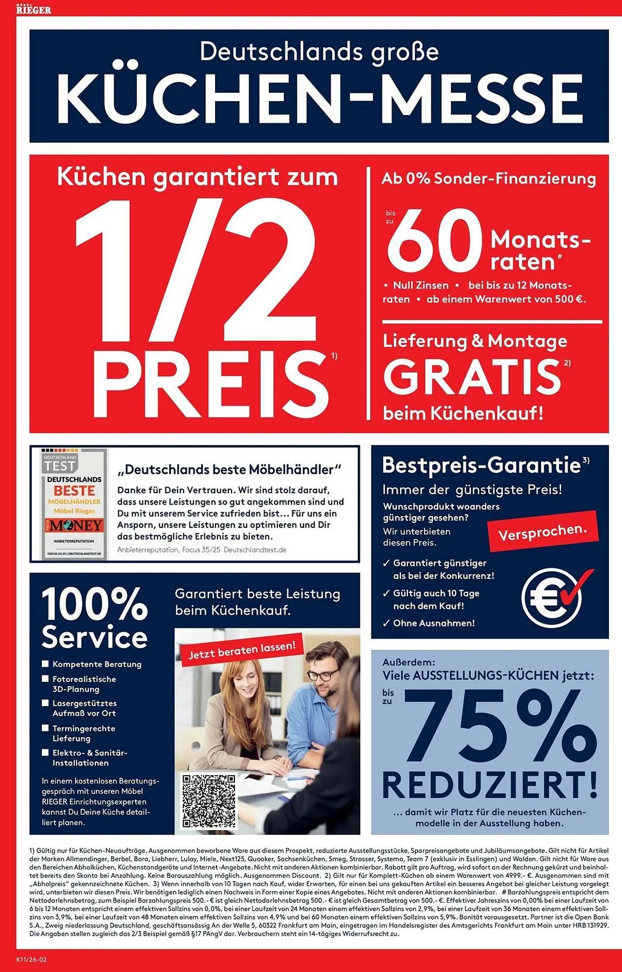 Möbel Rieger Prospekt von 26. März bis 9. April 2026 - Prospekt seite 2